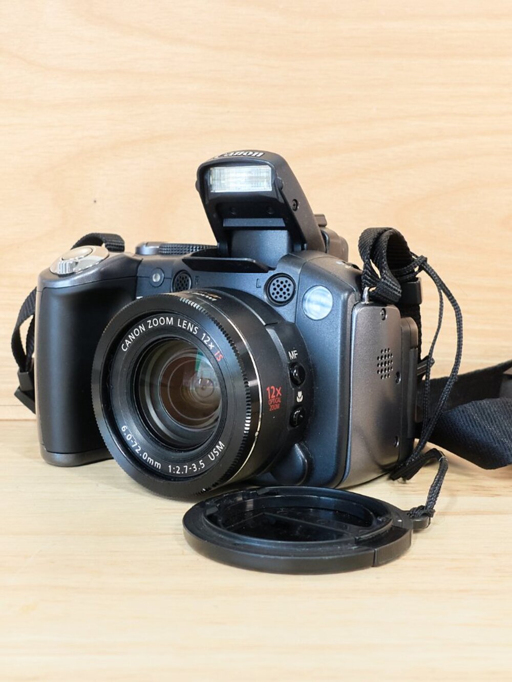 Canon PowerShot S5 IS Digital Camera 8MP CCD 12x Zoom Vintage Made in Japan